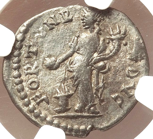 Moeda Romana escasso Denarius de Septimius Severus (193-211 dC) – imagem 4
