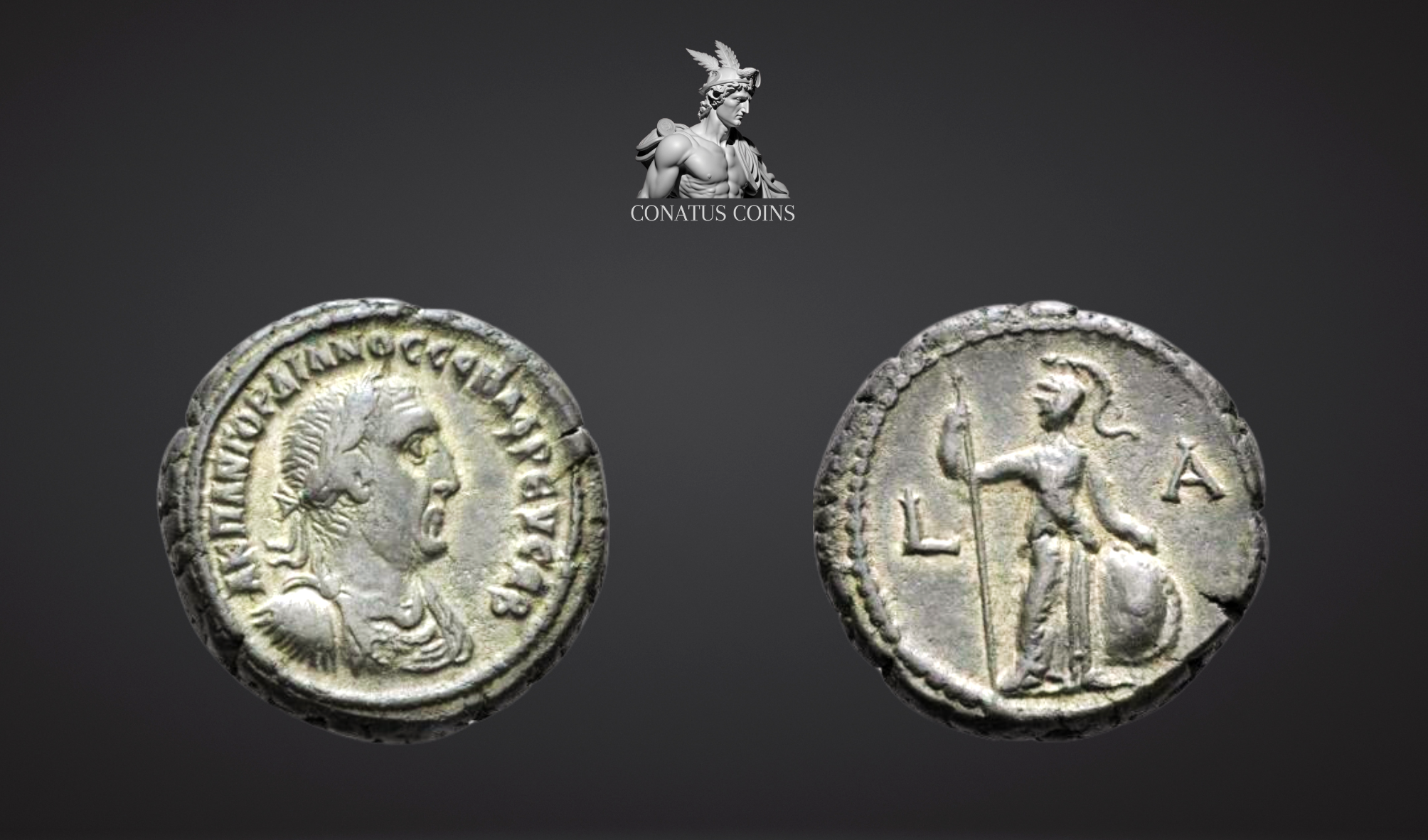Moeda Provincial Raríssima de Gordian I - Raríssima! - 1 - 22 de abril de 238. – imagem 1