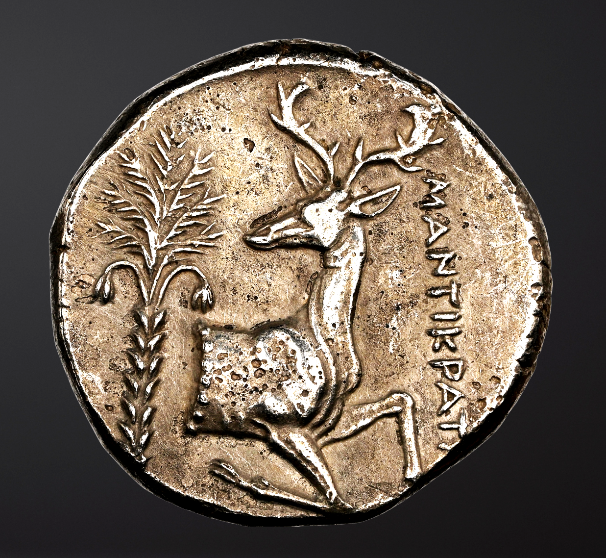 Moeda Grega Escassa Tetradracma de Prata da Jônia, Ephesus (Ca. 350-340 aC) certificada NGC XF – imagem 2