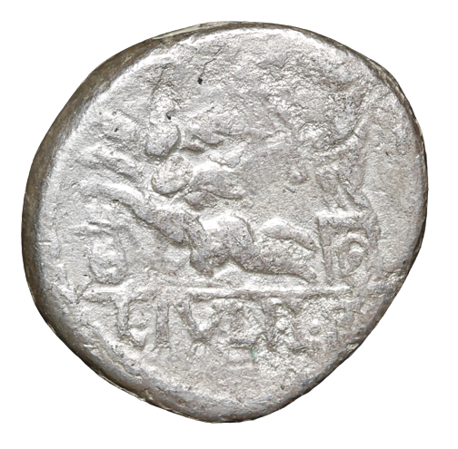 Moeda Romana Republicana Escassa de Lucius Julius Caesar (134 – 87 aC) – imagem 2