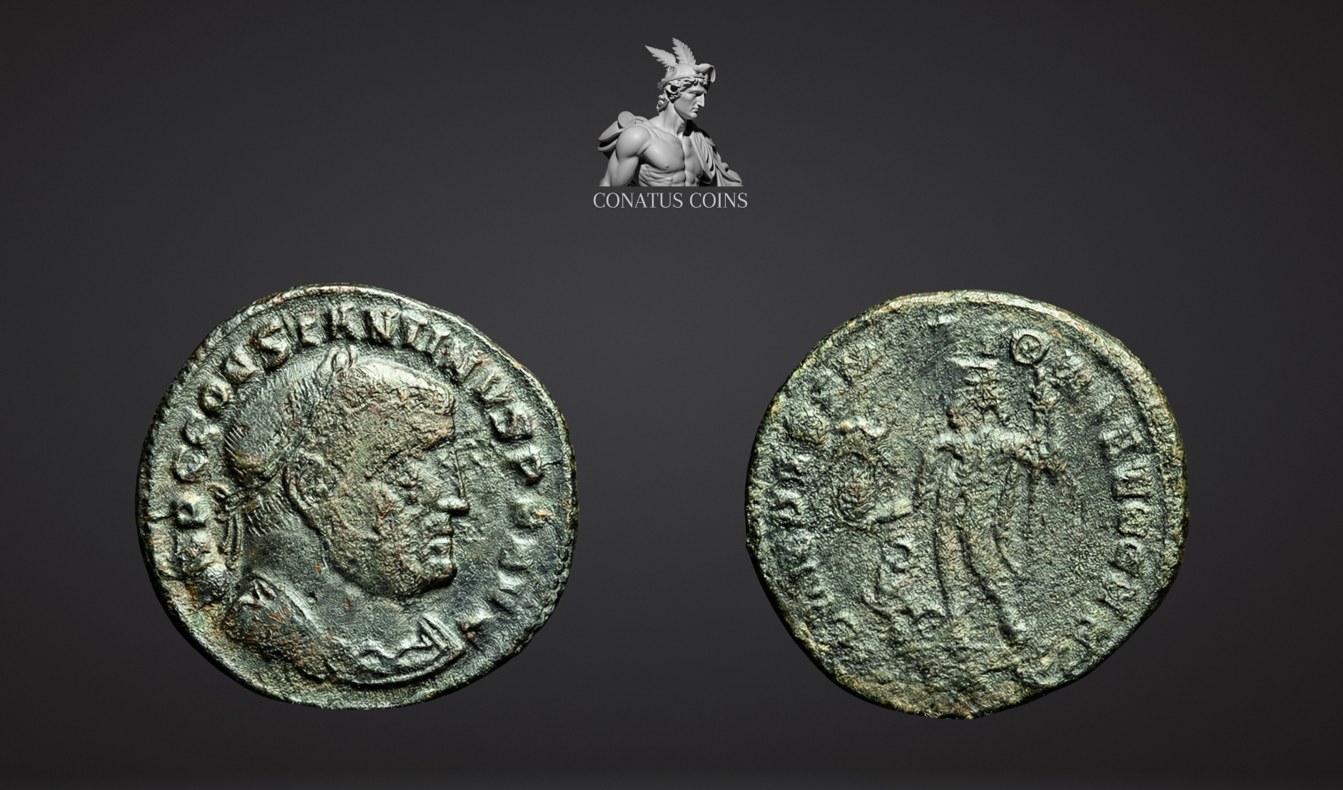 Moeda Romana de Constantinus I “o Grande” (306-337 dC) – imagem 1