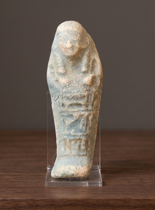 Artefato Egípcio Ushabti de faiança Final do período faraônico (522-30 aC) – imagem 1