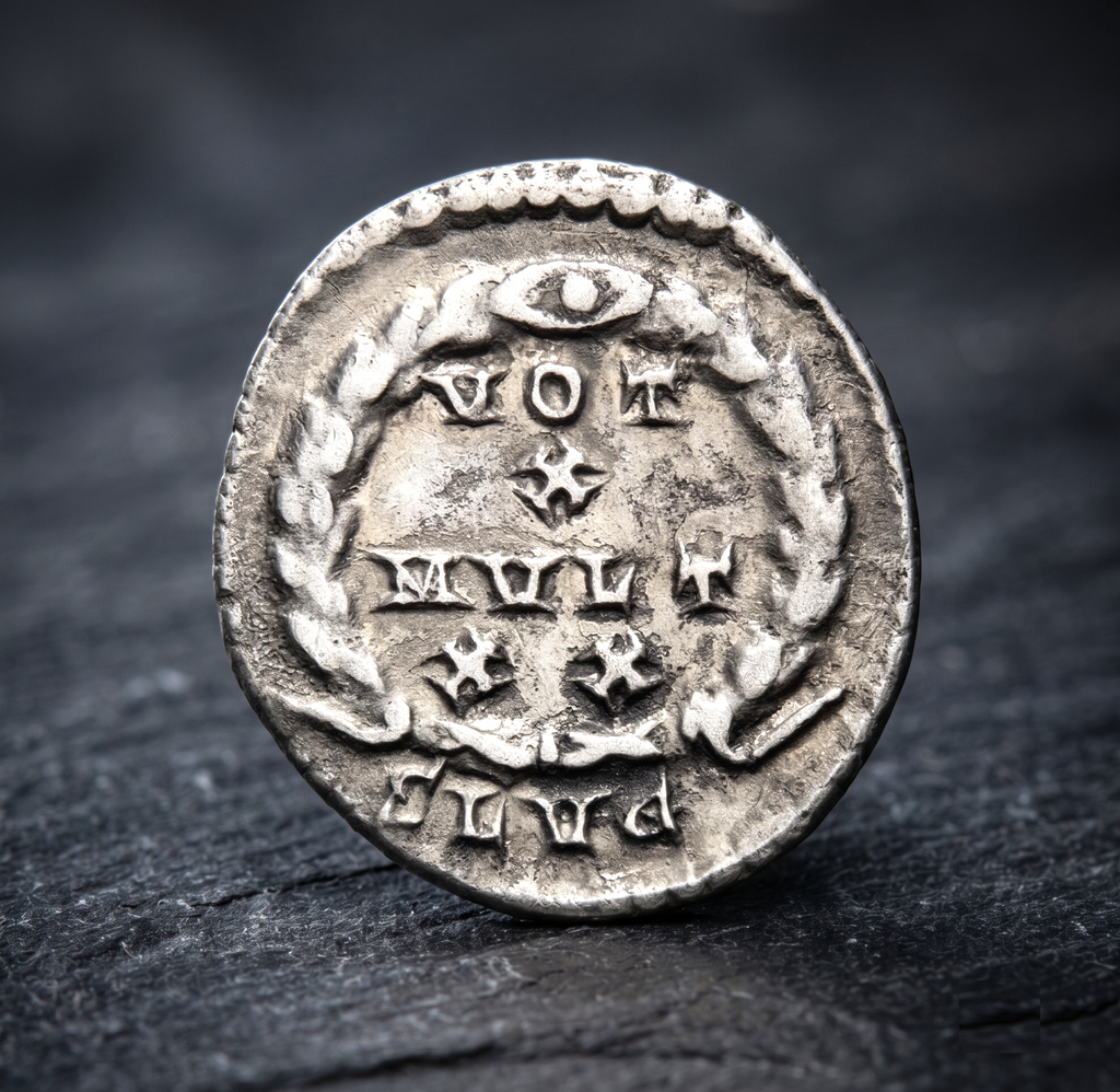 Moeda Romana Escassa siliqua de prata de Julian II (360-363 dC) – imagem 2