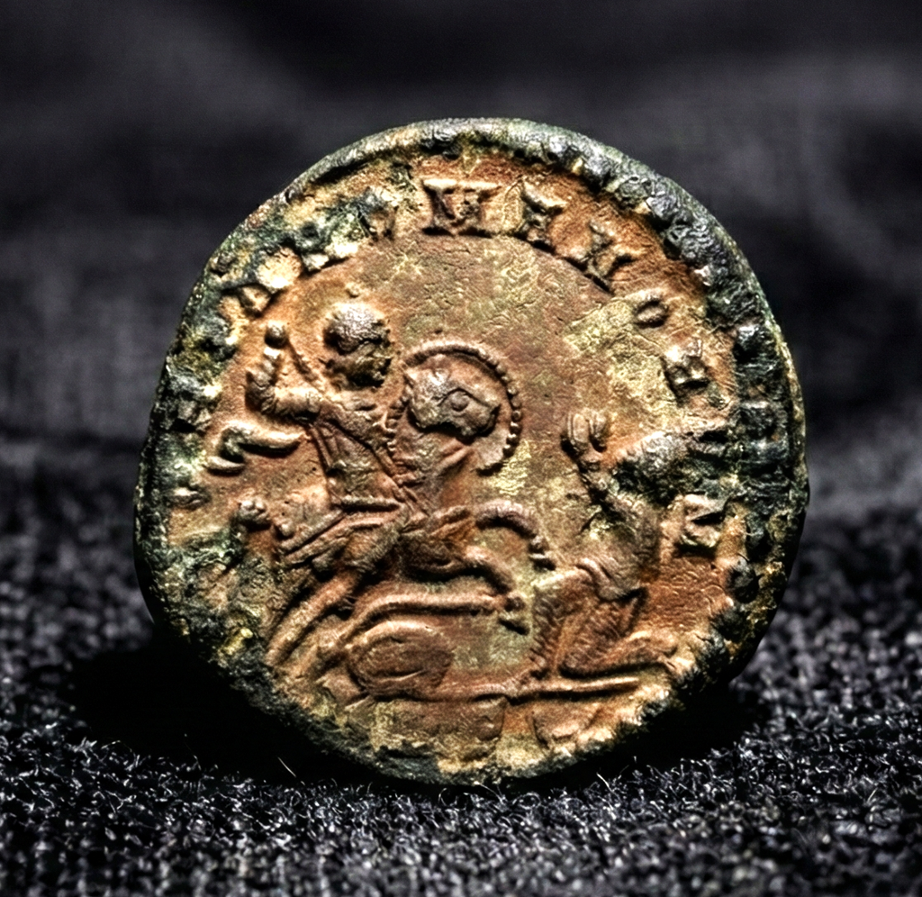 Moeda Escassa Centenionalis de Magnentius (350-353 dC) – imagem 1